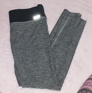 Pink gray leggings